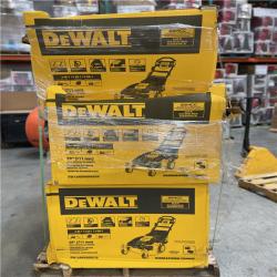 DALLAS LOCATION- AS-IS DeWalt 28 in. 224cc E-GOV Engine 3-in-1 Gas RWD Self-Propelled Lawn Mower PALLET (3 UNITS)