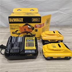 AS-IS DEWALT 20V MAX Lithium-Ion 6.0Ah and 4.0Ah Battery and Charger Starter Kit