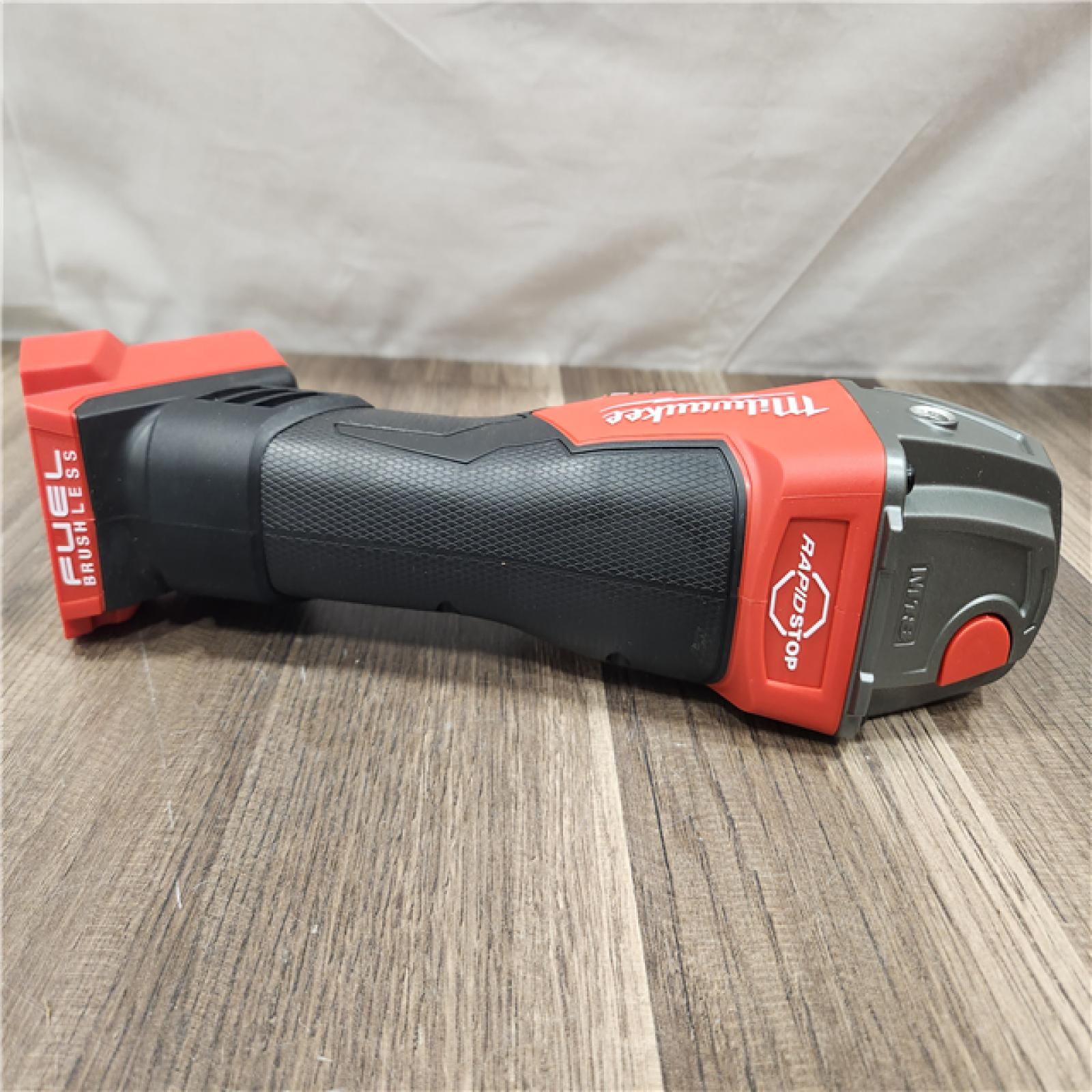 AS-IS- Milwaukee FUEL 18-Volt Lithium-Ion Brushless Cordless 4-1/2 in./5 in. Grinder W/Paddle Switch (Tool-Only)