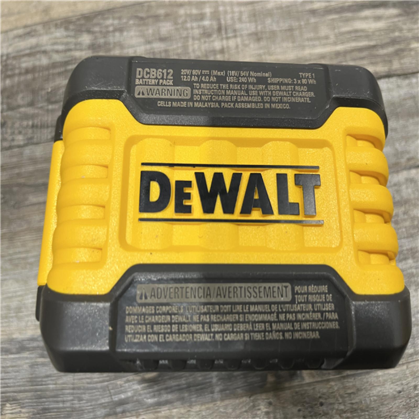 AS-IS DEWALT FLEXVOLT 20V/60V MAX Lithium-Ion 12.0Ah Battery
