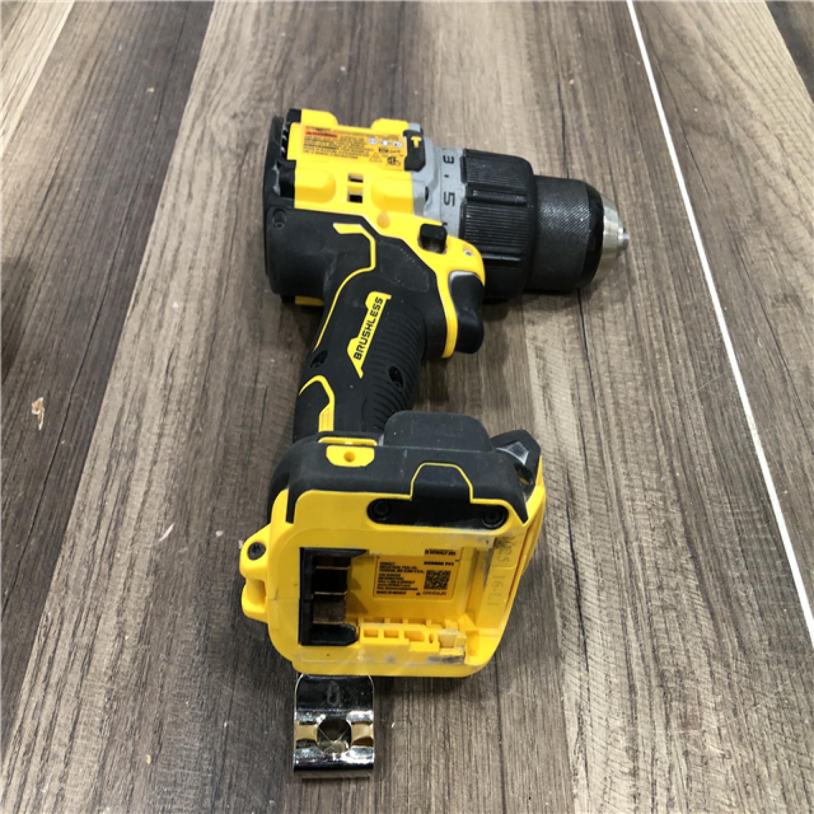 AS-IS DEWALT 20V XR Brushless Cordless 1/2 in. Hammer Drill (Tool-Only)