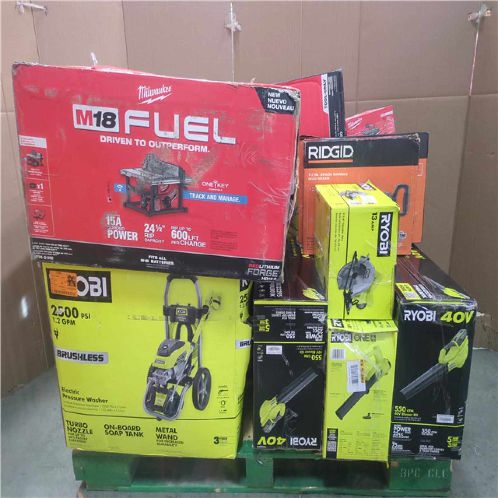 CALIFORNIA AS-IS TOOL PALLET