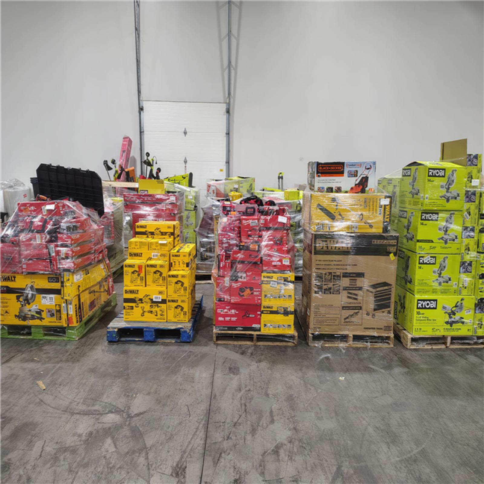 Pittston Location As-Is Power Tools Partial Truckload (15 Pallets) 0570-A