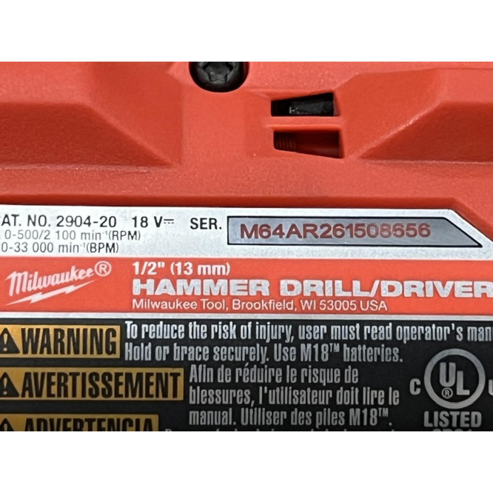 AS-IS Milwaukee FUEL 18V Lithium-Ion Brushless Cordless Hammer Drill and Impact Driver Combo Kit