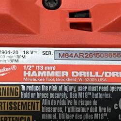 AS-IS Milwaukee FUEL 18V Lithium-Ion Brushless Cordless Hammer Drill and Impact Driver Combo Kit