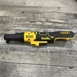 AS-IS DEWALT 20-Volt Maximum Lithium-Ion 3/8 in. and 1/2 in. Cordless Ratchet Kit