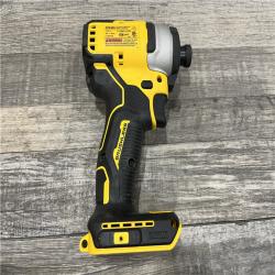 AS-IS DEWALT Atomic 20V Max Lithium-Ion Brushless Cordless Compact 1/4 in. Impact Driver Kit