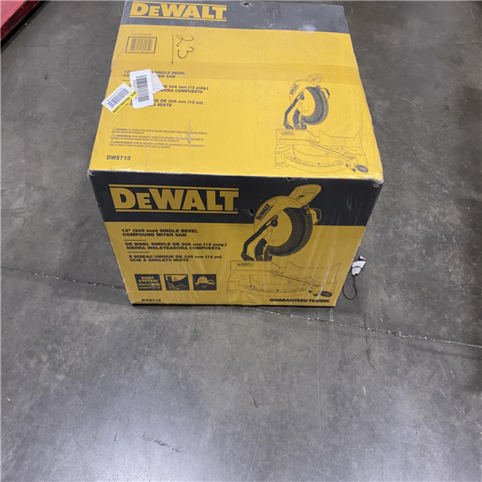 NEW- 15 Amp Corded 12 in. Single Bevel Compound Miter Saw