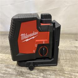AS-IS Milwaukee 100 ft. REDLITHIUM Lithium-Ion USB Green Rechargeable Cross Line Laser Level Kit