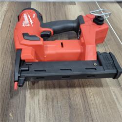 AS-IS MILWAUKEE M18 FUEL 18-Volt Lithium-Ion Brushless Cordless 18-Gauge 1/4 in. Narrow Crown Stapler (Tool-Only)
