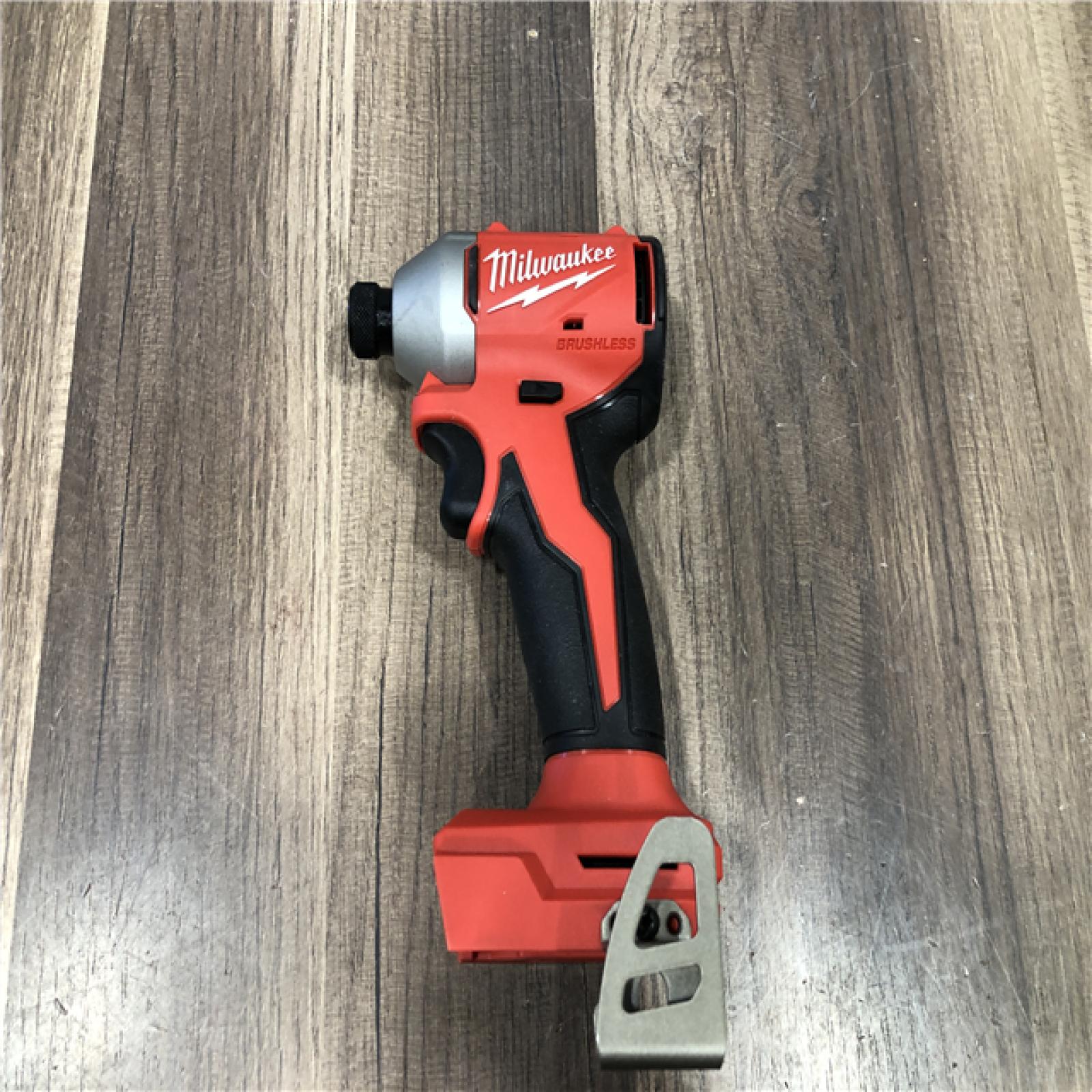 AS-IS Milwaukee 18V Lithium-Ion Brushless Cordless 1/4 in. Compact Impact Driver (Tool Only)