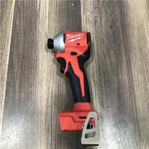 AS-IS Milwaukee 18V Lithium-Ion Brushless Cordless 1/4 in. Compact Impact Driver (Tool Only)