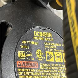AS-IS DEWALT 20V MAX 15-Degree Electric Cordless Roofing Nailer (Tool Only)