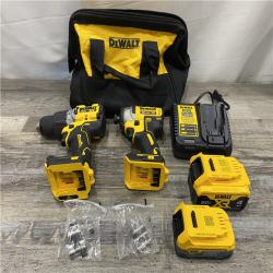 AS-IS DEWALT 20V MAX XR Lithium-Ion Cordless 2-Tool Combo Kit