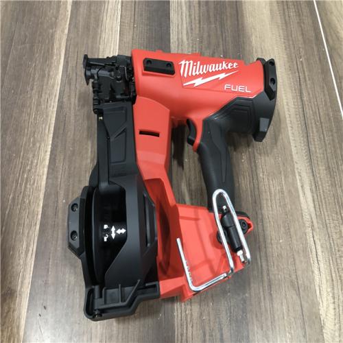 AS-IS Milwaukee FUEL 18-Volt Lithium-Ion Brushless Cordless Coil Roofing Nailer (Tool Only)