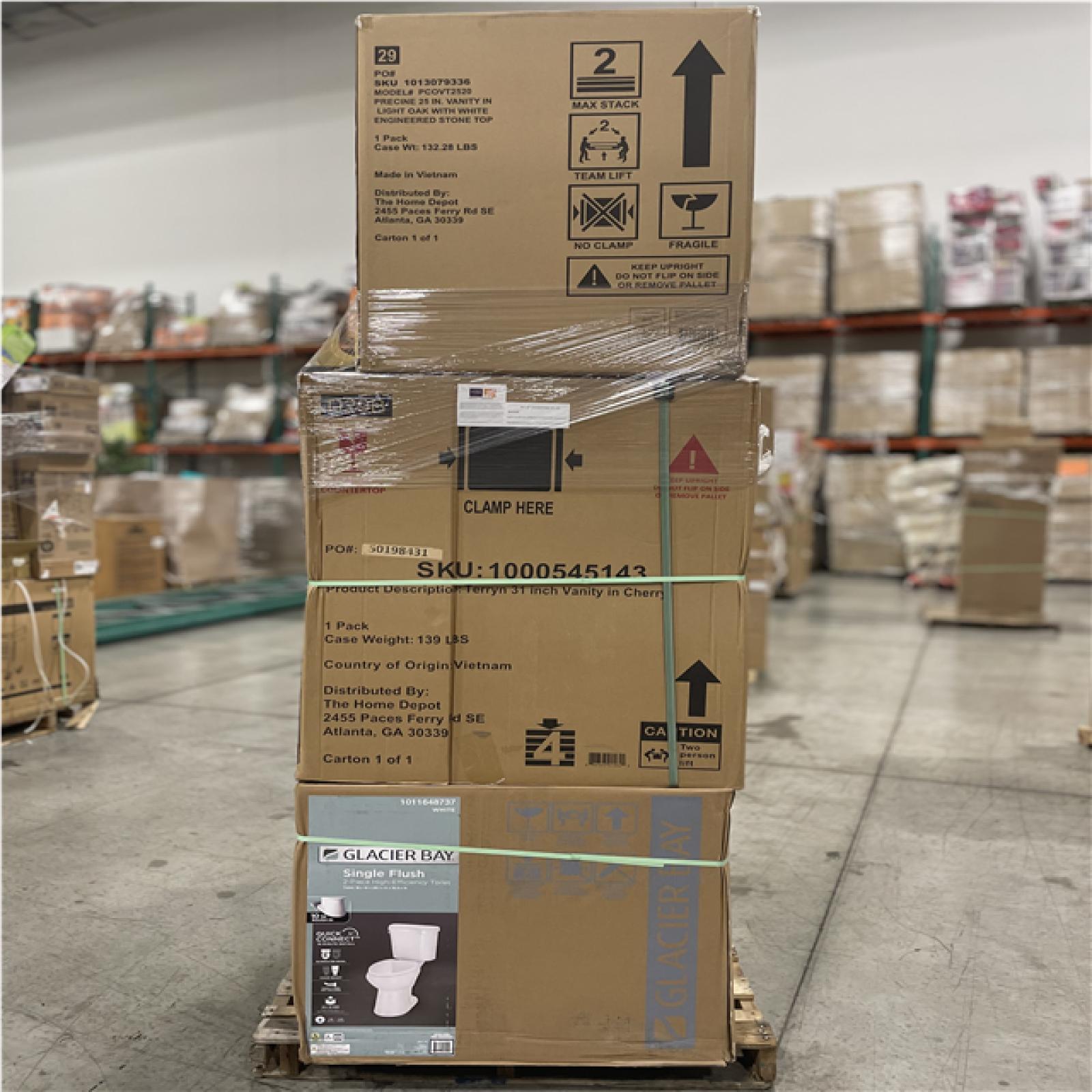 DALLAS LOCATION- AS-IS HOME IMPROVEMENT PALLET