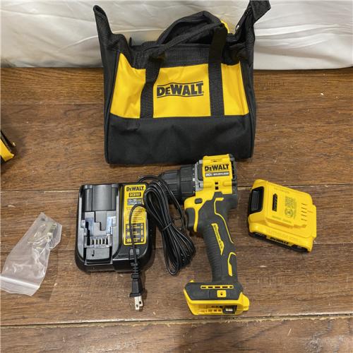 AS-IS DEWALT ATOMIC COMPACT SERIES 20V MAX* Brushless Cordless 1/2 Drill/Driver Kit