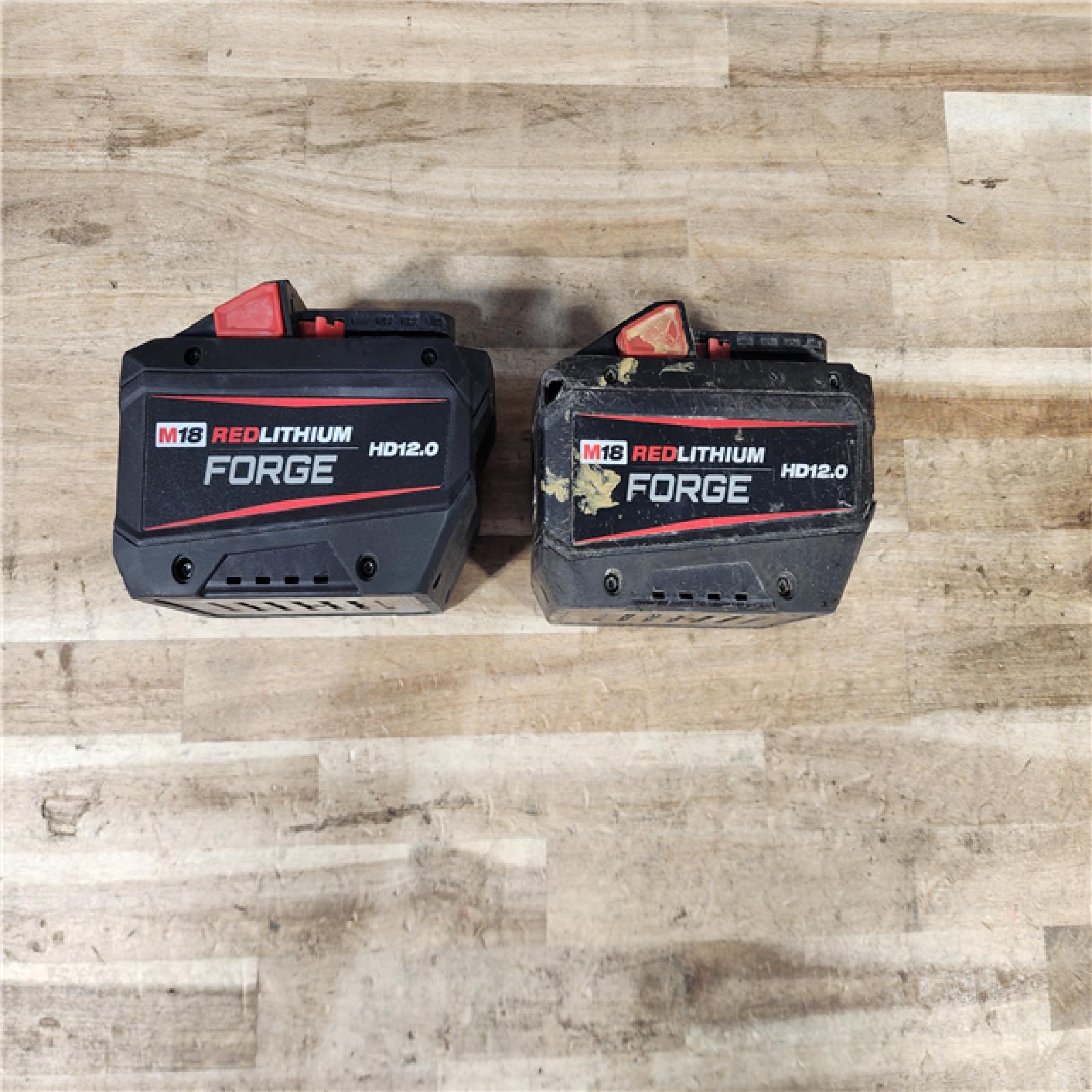 HOUSTON LOCATION - AS-IS MILWAUKEE FORGE BATTERY PACK QTY - 2