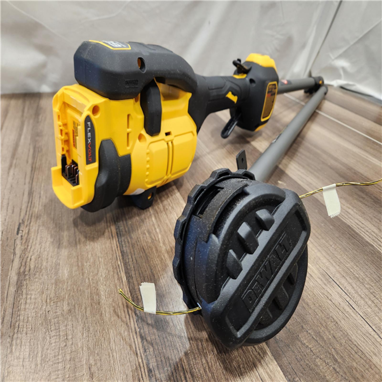 AS-IS- DEWALT FLEXVOLT 60V MAX 17 in.Cordless Powered Attachment Capable Trimmer (TOOL ONLY)
