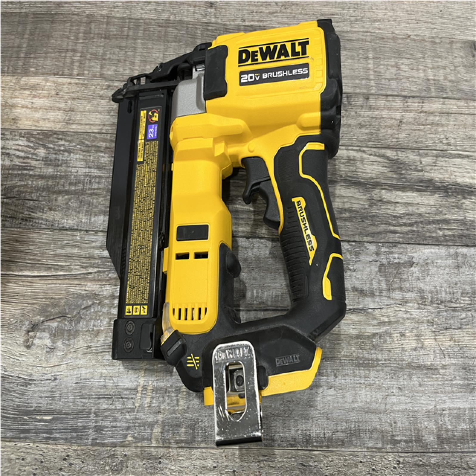 AS-IS DEWALT ATOMIC 20V MAX Lithium Ion Cordless 23 Gauge Pin Nailer (Tool Only)