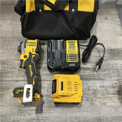 AS-IS DEWALT ATOMIC 20V MAX Lithium-Ion Cordless 1/4 in. Brushless Impact Driver Kit
