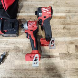 HOUSTON LOCATION - AS - IS Milwaukee 2 Tool Combo Kit W/ (2) Battery & Charger