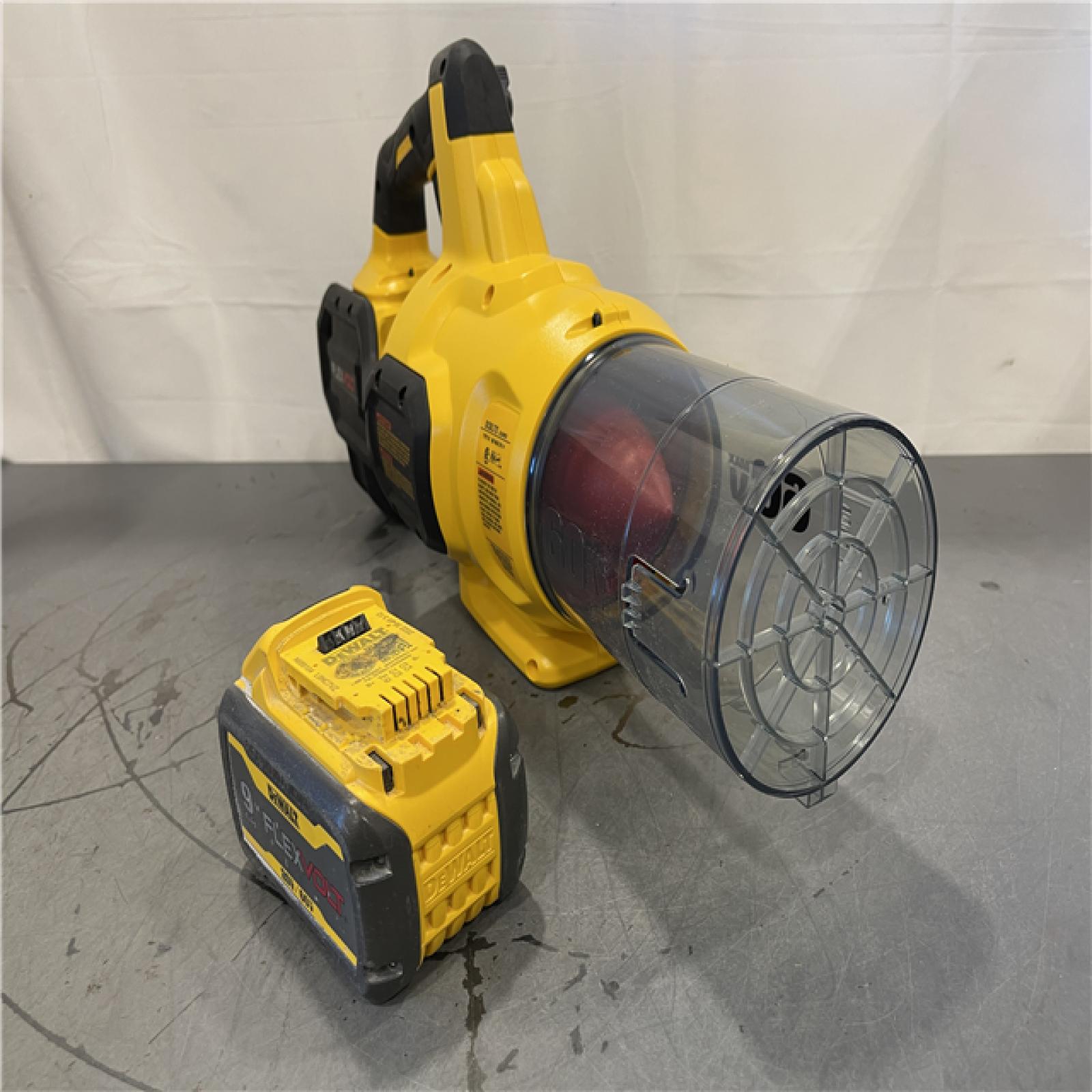 AS-IS - DeWalt FLEXVOLT 60V MAX 125 MPH 600 CFM Brushless Cordless Battery Powered Blower Kit
