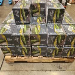 Phoenix NEW Hampton Bay 100 Lumen Low Voltage Antique Brass Integrated LED 3-Tier Weather Resistant Outdoor Landscape Path Light Pallet (57-Cases)