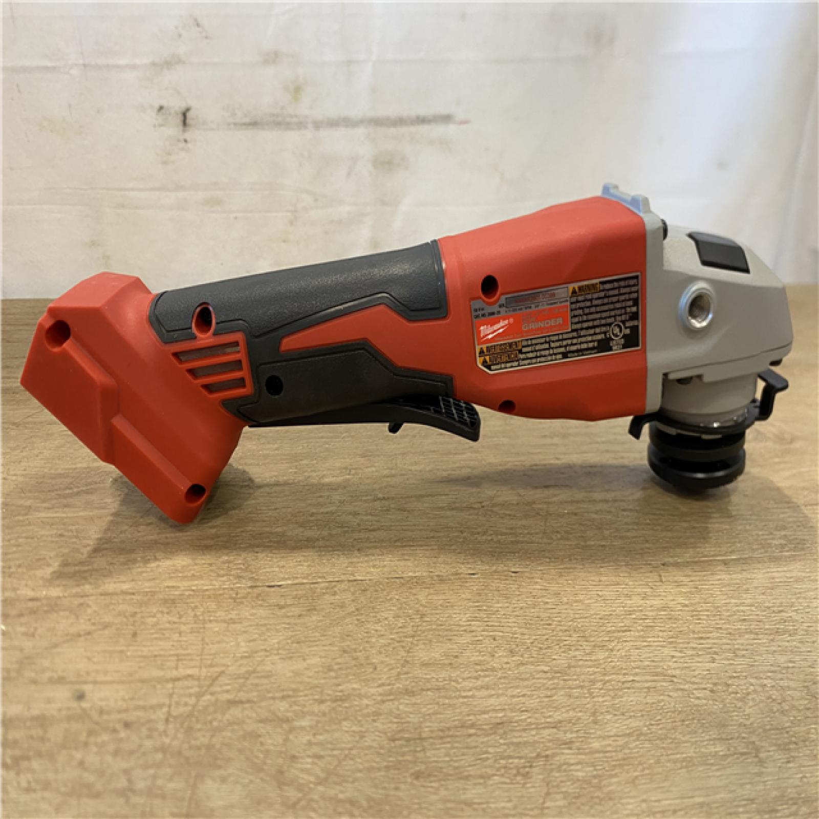 AS-IS Milwaukee 18V Lithium-Ion Brushless Cordless 4-1/2 in./5 in. Grinder w/Paddle Switch (Tool-Only)