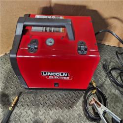 HOUSTON LOCATION - AS-IS Lincoln Electric Single Phase 140 Amp DC 115V Flux-Core & Stick MIG Welder - 90A/19V/20% Duty Cycle, 10.15 Long | Part #K2697-1