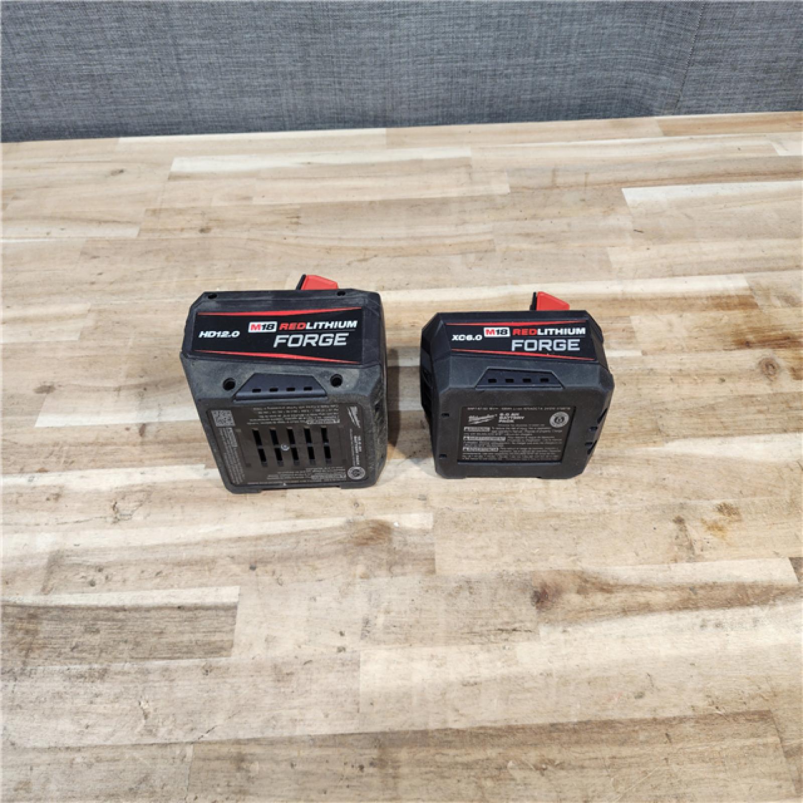 HOUSTON LOCATION - AS-IS MILWAUKEE FORGE BATTERY QTY - 2