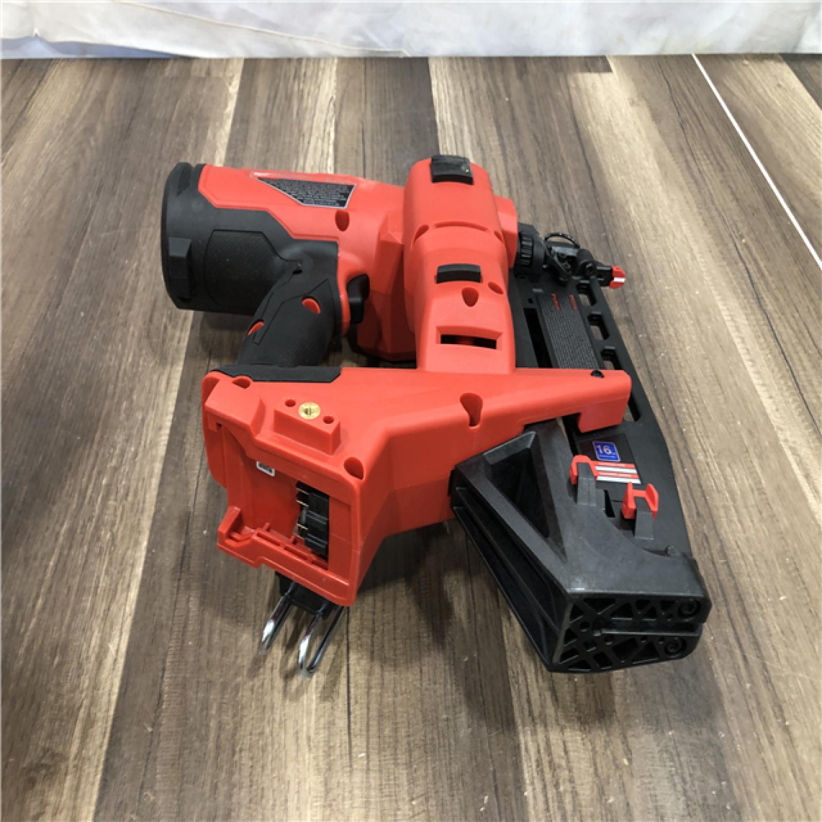 AS-IS Milwaukee FUEL 18-Volt Lithium-Ion Brushless Cordless Gen ll 16-Gauge Straight Finish Nailer (Tool Only)