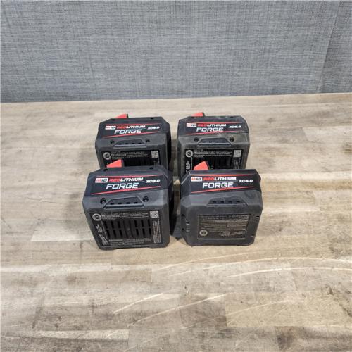 HOUSTON LOCATION - AS-IS MILWAUKEE FORGE BATTERY PACK QTY - 4