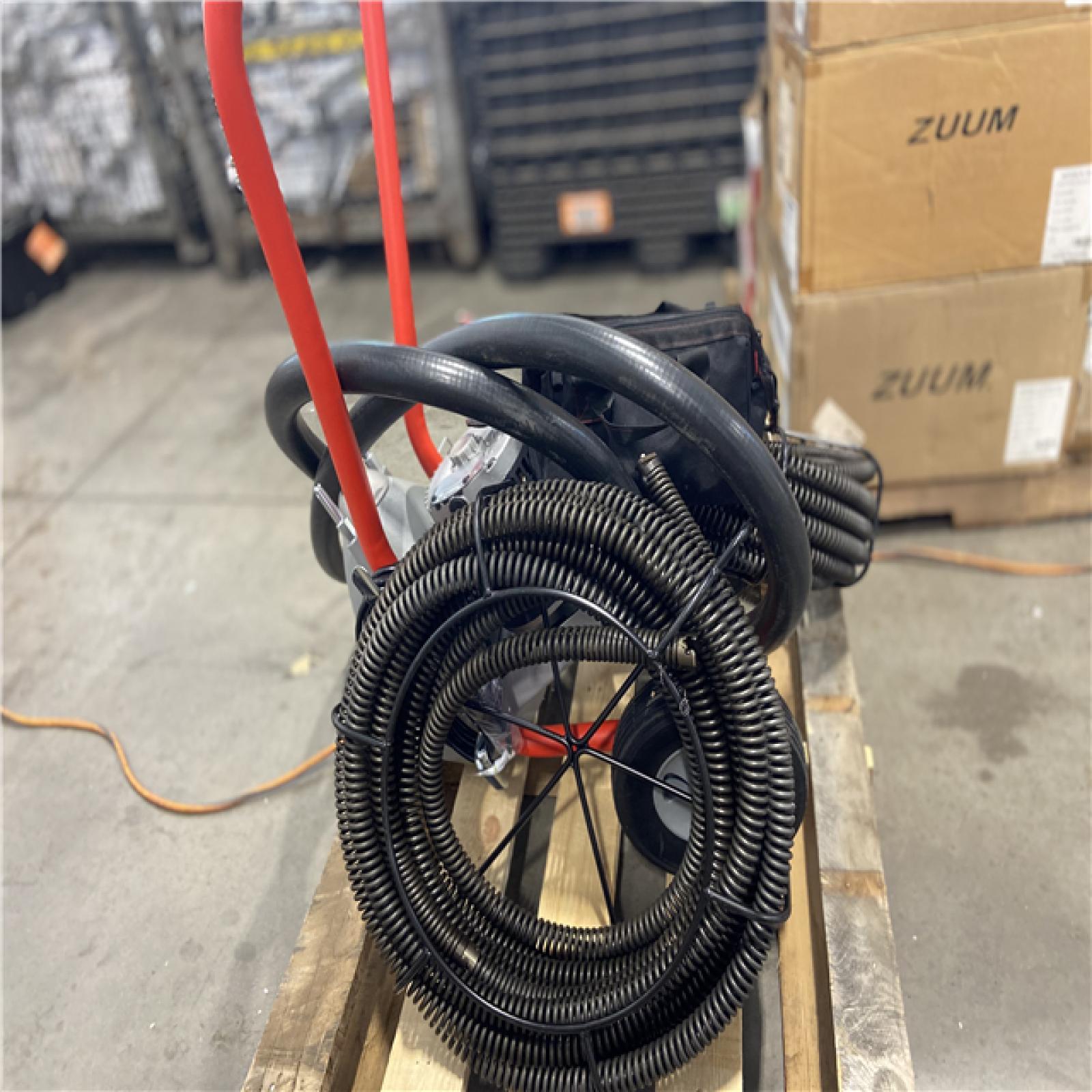 DALLAS LOCATION - RIDGID Sectional Drain Cleaning Machine: Corded, K-1500, 8 in Max