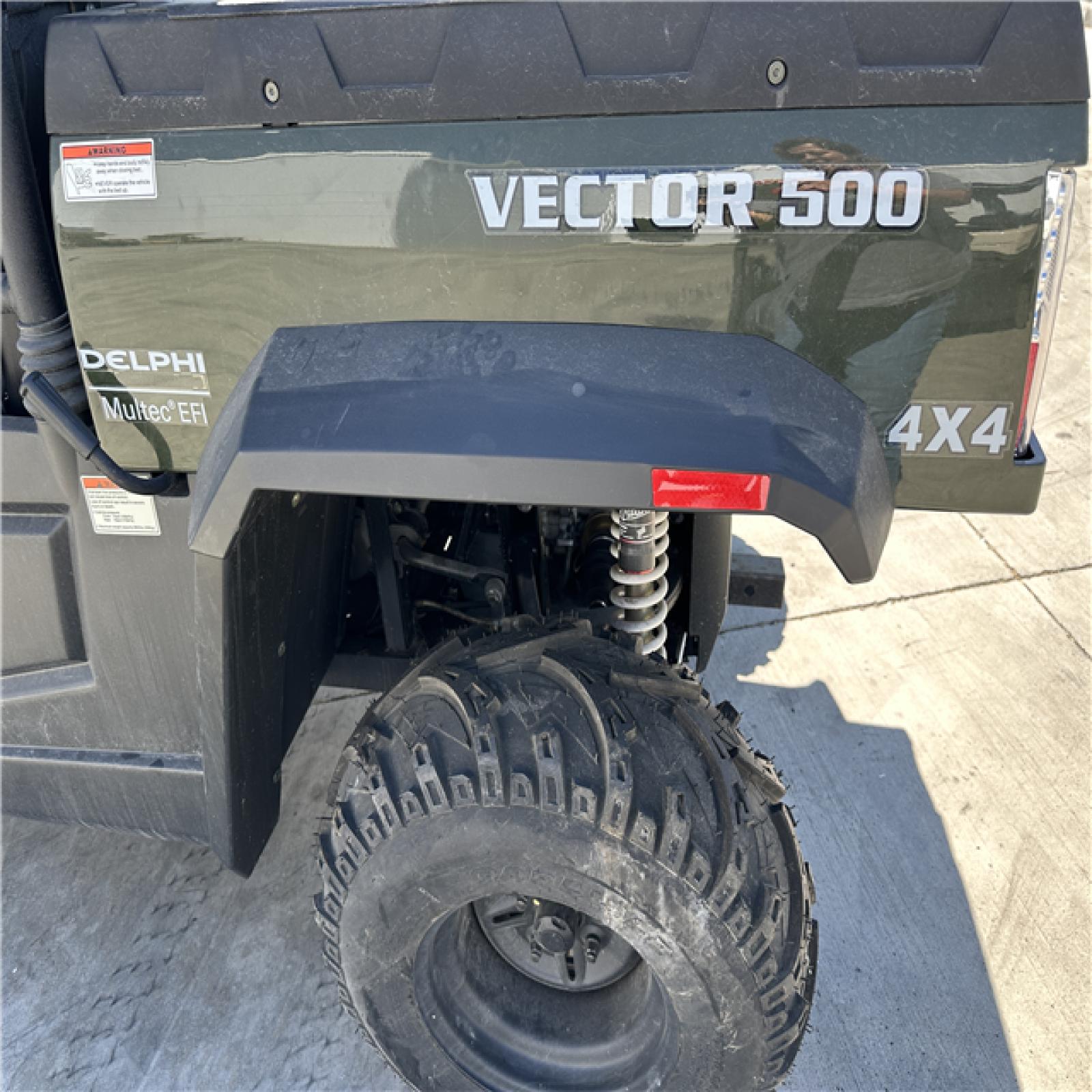 California AS-IS Vector 500  4WD UTV (No Key/Body Damage