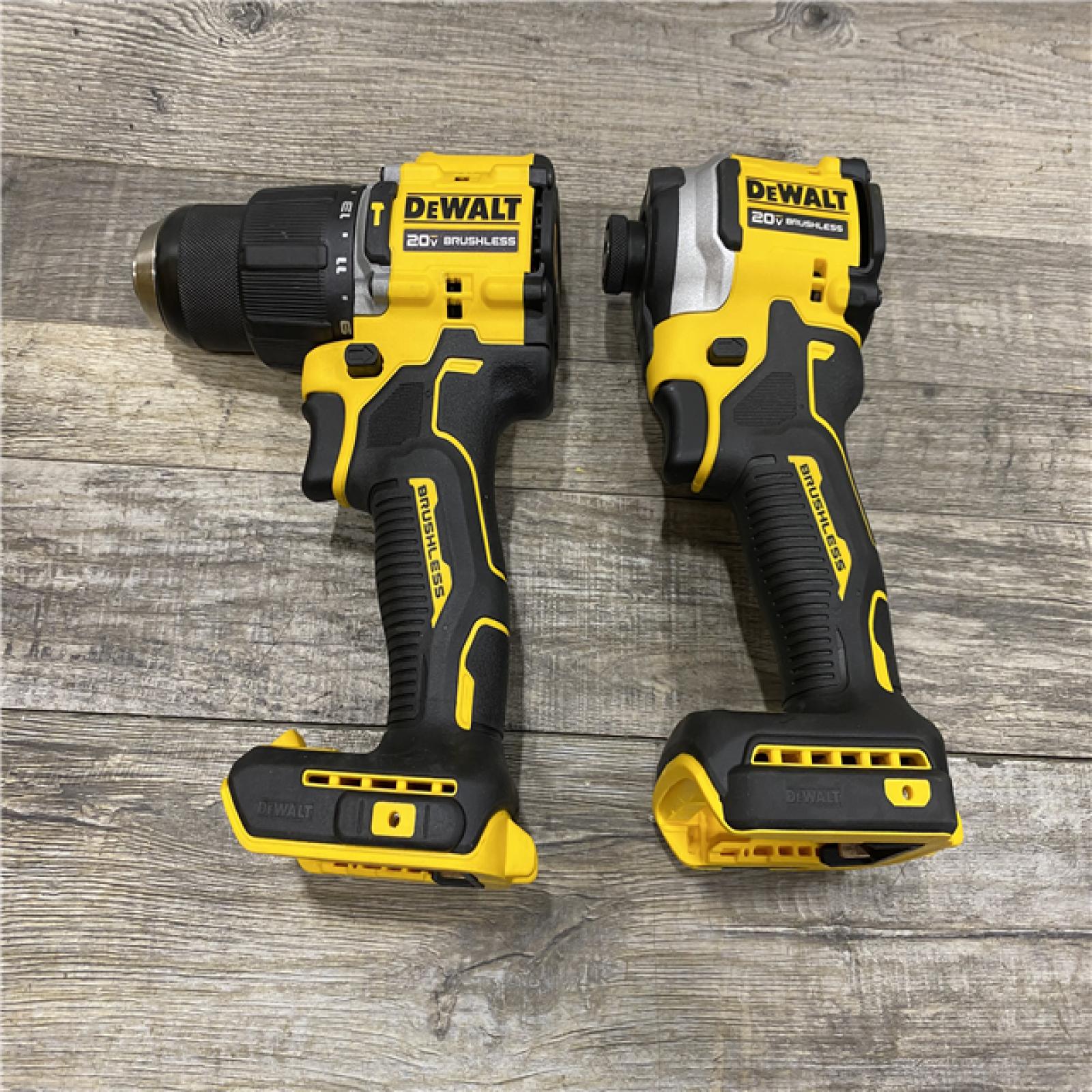 AS-IS DEWALT ATOMIC 20V MAX Lithium-Ion Cordless 2-Tool Combo Kit