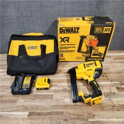 HOUSTON LOCATION - AS-IS DEWALT 20V MAX XR Lithium-Ion Cordless 18-Gauge Narrow Crown Stapler Kit