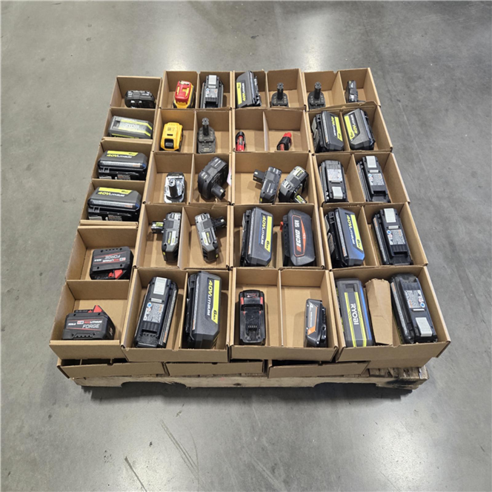 DALLAS LOCATION- AS-IS BATTERY PALLET