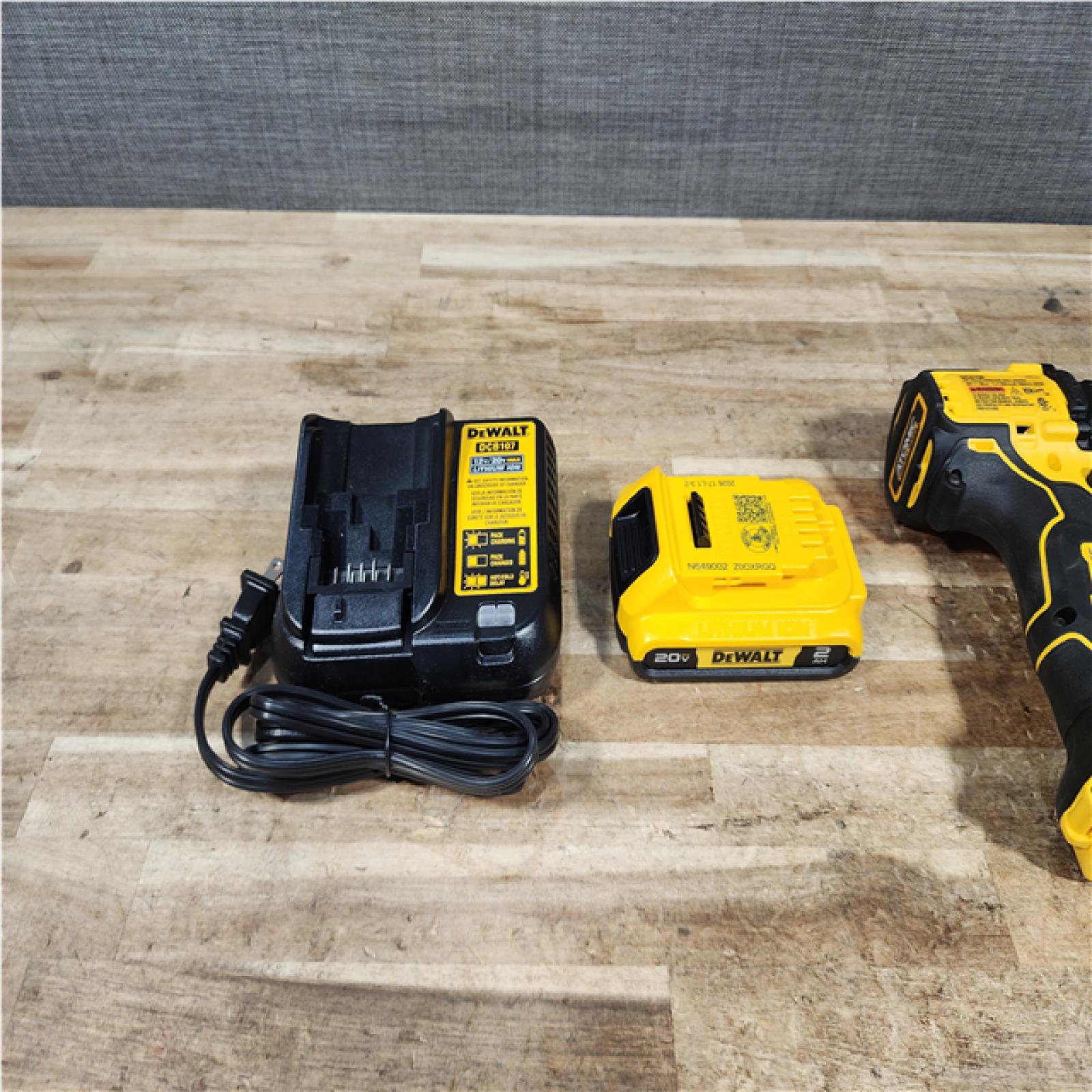 HOUSTON LOCATION - AS - IS DEWALT Atomic 20V Lithium-Ion Cordless Compact 1/2 in. Drill/Driver Kit