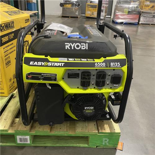 Dallas Location - As-Is RYOBI 8125/6500-Watt Gas Powered Portable Generator