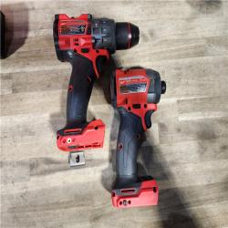 HOUSTON LOCATION - AS-IS MILWAUKEE FUEL 18V Lithium-Ion Brushless Cordless Hammer Drill and Impact Driver Combo Kit