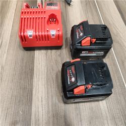 AS-IS Milwaukee 18-Volt Lithium-Ion High Output Starter Kit with Two 6.0 Ah Battery and Charger