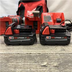 AS-IS Milwaukee 18V Lithium-Ion Cordless Drill Driver/Impact Driver Combo Kit
