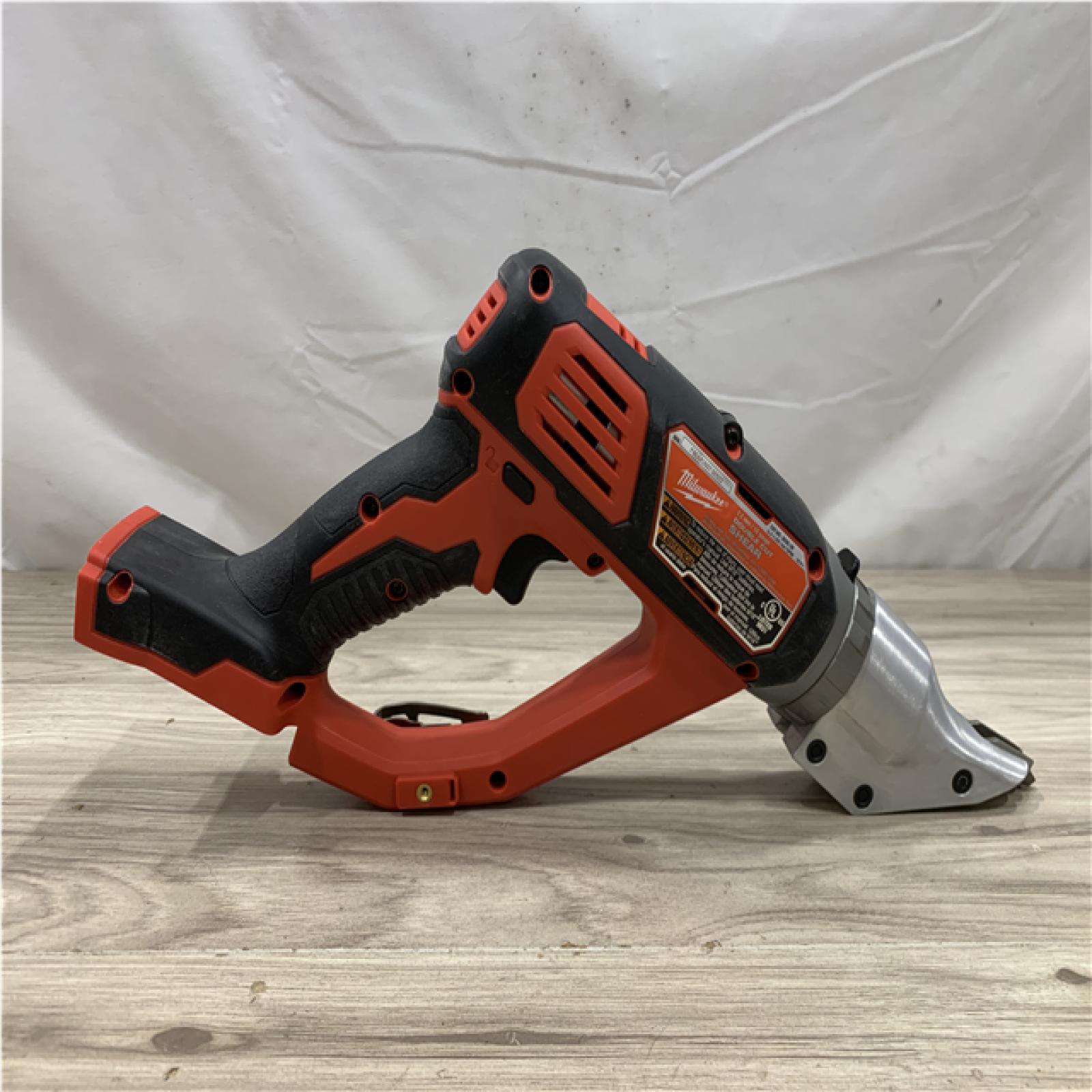 AS-IS Milwaukee 18-Volt Lithium-Ion Cordless 18-Gauge Double Cut Metal Shear (Tool-Only)