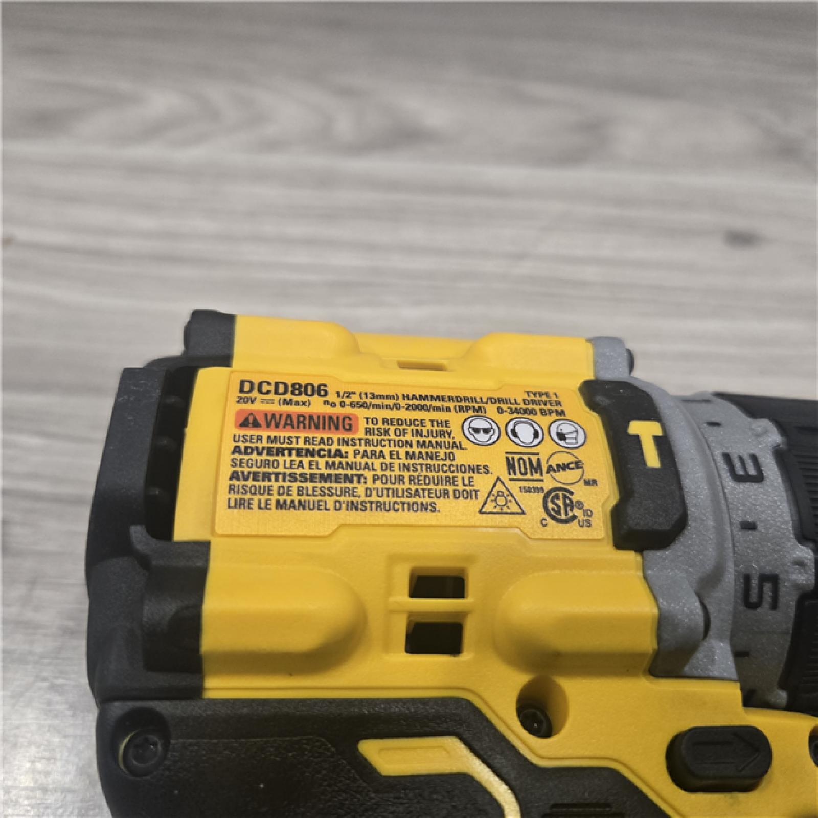 AS-IS DEWALT 20V MAX* XR Cordless 1/2 Hammer Drill