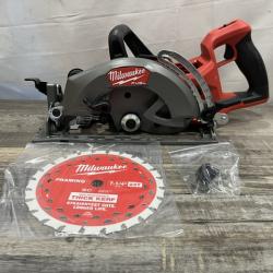 AS-IS Milwaukee FUEL 18V Lithium-Ion Cordless 7-1/4 in. Rear Handle Circular Saw (Tool-Only)