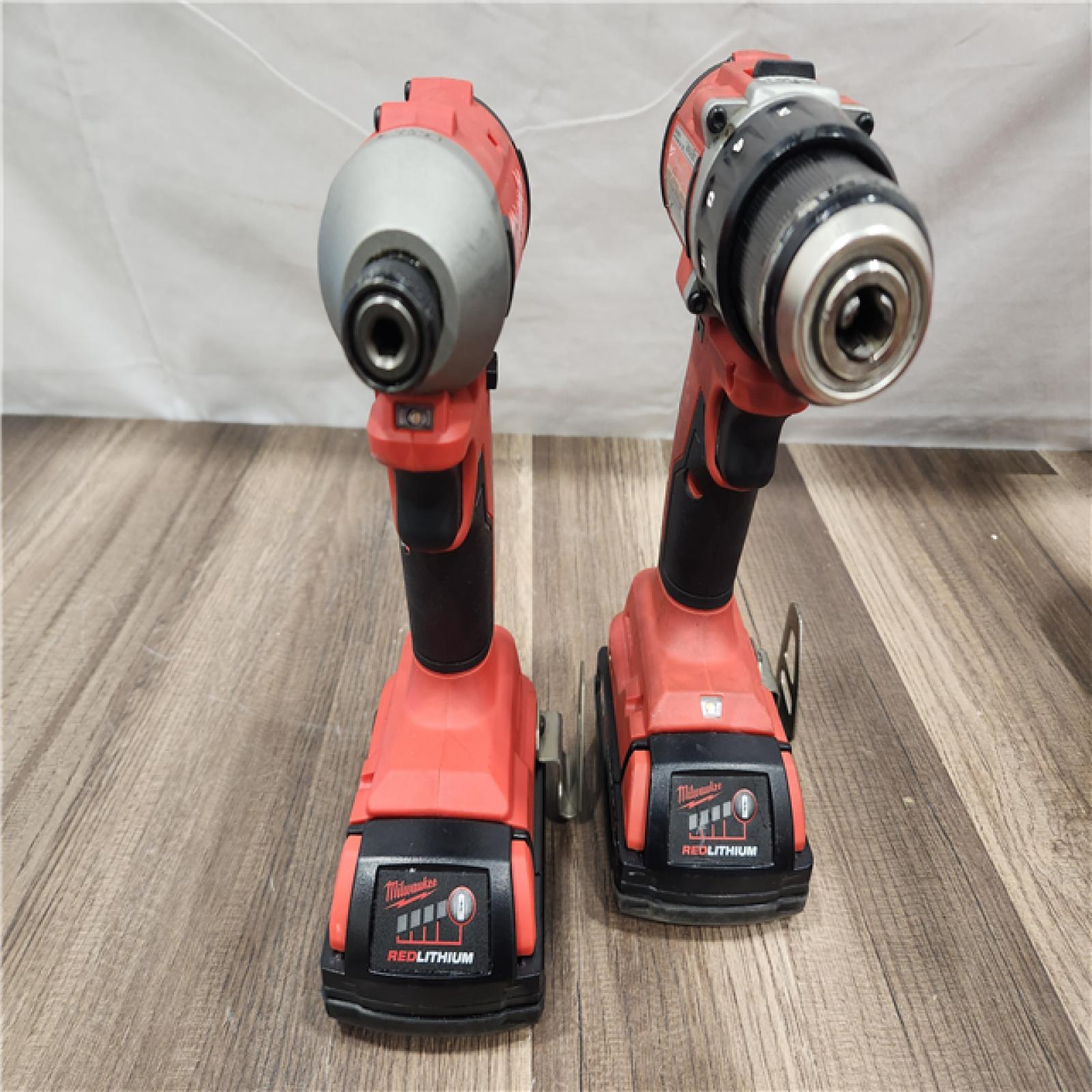 AS-IS- Milwaukee M18 Compact Brushless 2-Tool Combo Kit