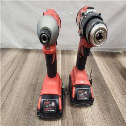 AS-IS- Milwaukee M18 Compact Brushless 2-Tool Combo Kit