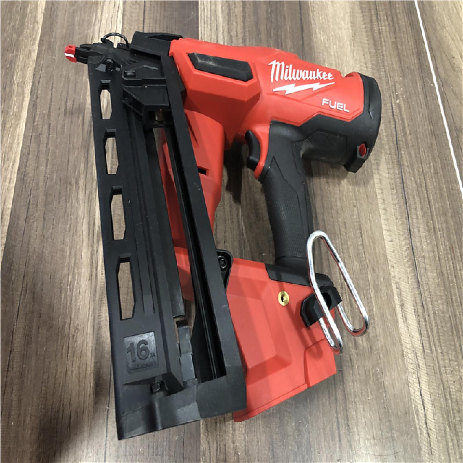 AS-IS Milwaukee FUEL 18-Volt Lithium-Ion Brushless Cordless Gen II 16-Gauge Angled Finish Nailer (Tool-Only)