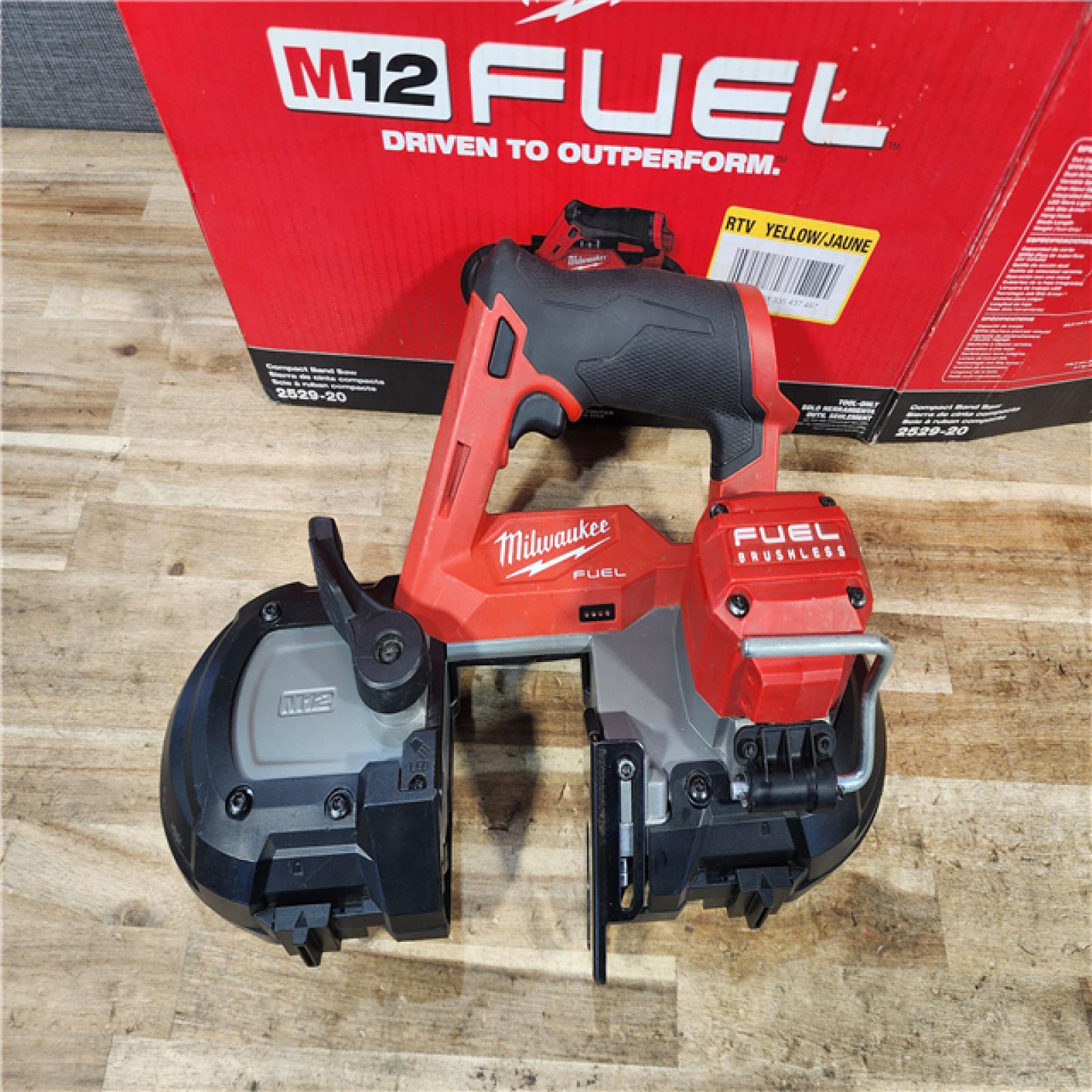 HOUSTON LOCATION - AS - IS Milwaukee FUEL 12V Lithium-Ion Cordless Compact Band Saw (Tool-Only)